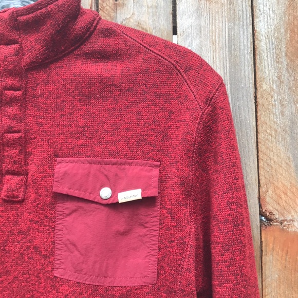 Woolrich pullover fleece 1/4 button up - Picture 2 of 3